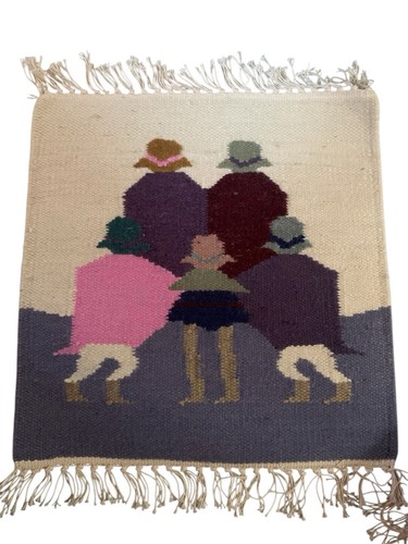 Hand made 100 wool - hand, rug
