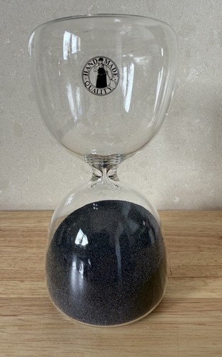 Hourglass egg timer - /egg, clear