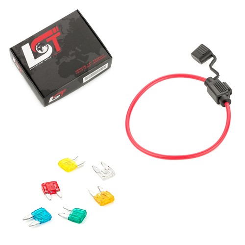 Fuse holder with - with, flat