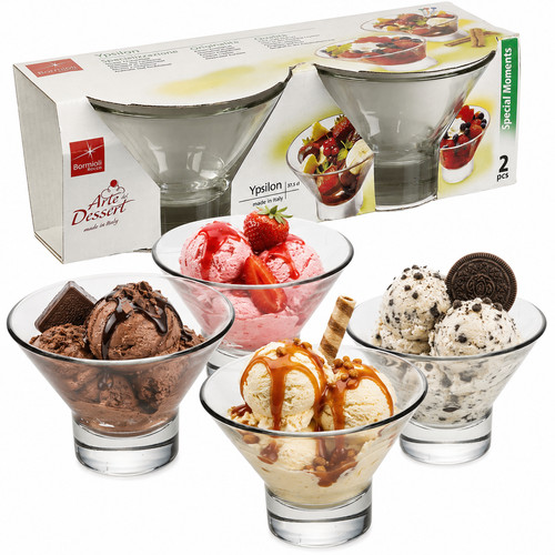 375ml footed sundae dessert - sundae,