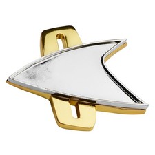 Smiffys Official Star Trek Voyager Badge Adults Fancy Dress Accessory