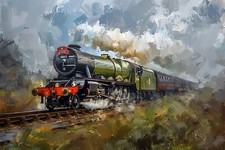 Steam Train Canvas Picture