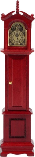 Doll house grandfather - grandfather, clock