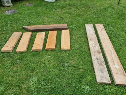 Solid oak wood beams - solid,