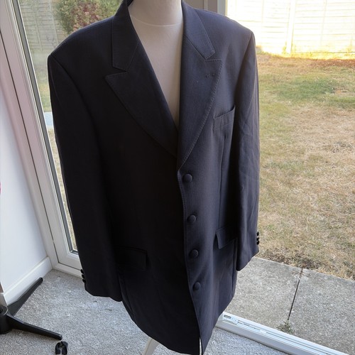Navy blue long jacket - long, size