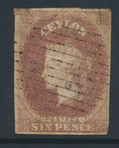 Ceylon 1857 sg6 used - used, cat