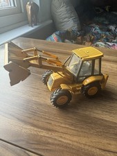 Joal JCB Sitemaster 4CX 1:35 Scale Die Cast Rare Yellow Digger Model