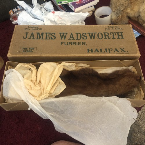 Vintage fur stole - vintage,