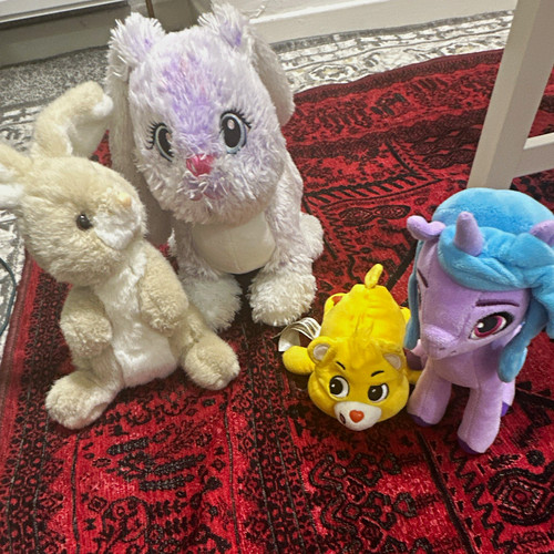 Lot small plush soft toys - of,