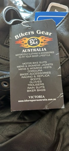 Australian waxed leather biker - australian,