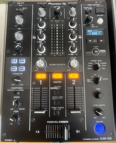 Pioneer djm 450 channel - djm-450,
