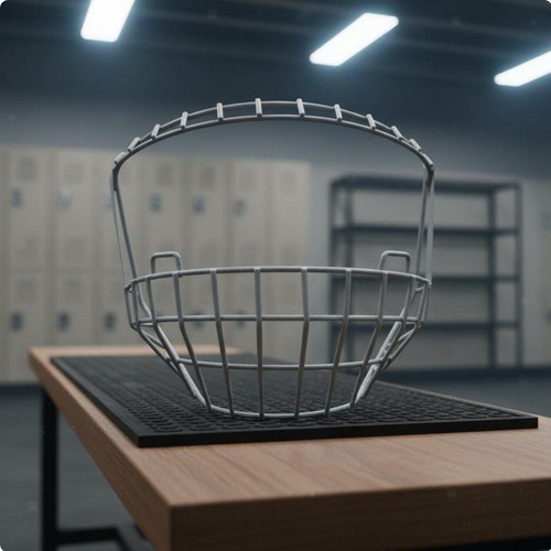 Ice hockey helmet - cage, head