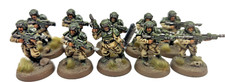 Warhammer 40k Astra Militarum Cadian Shock Troops Well Painted Imperial Guard GW