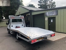 Beaver tail recovery car transporter bodies for Iveco Daily chassis trucks etc.