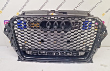 For Audi A6 S6 C7 12-15 Quattro Badge Honeycomb Front Vent Radiator Grille