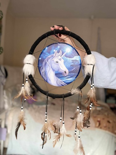 Handmade natural dreamcatcher - natural,