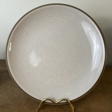 Vintage Gourmet's Pride Kalahari Sands Oatmeal Brown 26cm Stoneware Dinner Plate