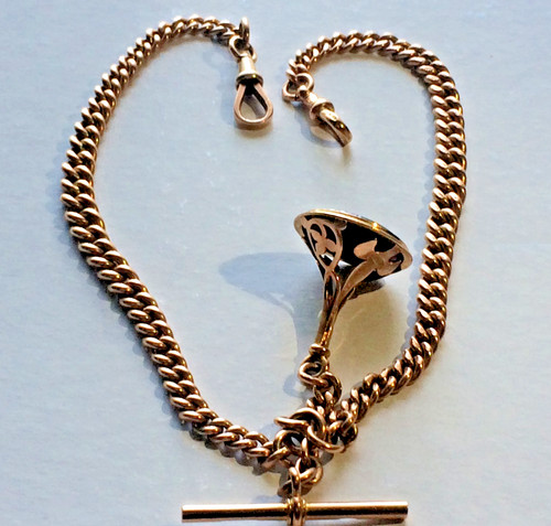 Antique 9ct rose - antique, gold