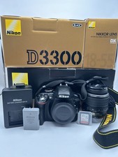 Nikon D3300 with 18-55mm DX Lens DSLR Camera Boxed Bundle.