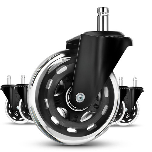 5pcs office chair wheels - 5pcs,
