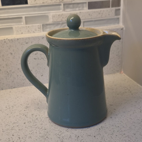 Denby stoneware lidded jug - lidded,