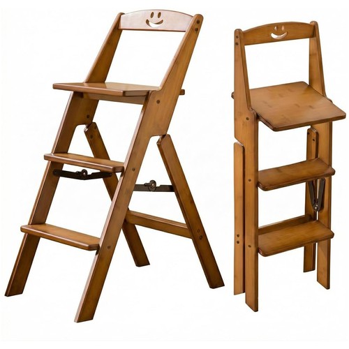 Folding wooden step - step, ladder