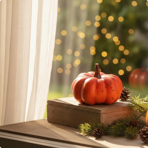 Pumpkin ornament decorative - pumpkin,