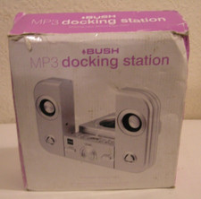 Bush MP3 Speaker Docking Station in Original Box- Powers on but Not Fully Tested