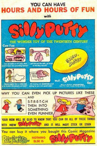 Vintage toys silly putty - vintage,