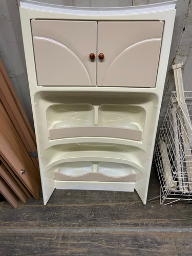 Hobby caravan bathroom storage - caravan,
