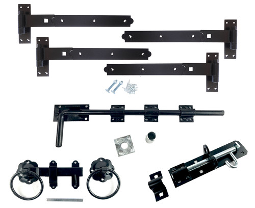 Double gate kit inch garage - kit, 18