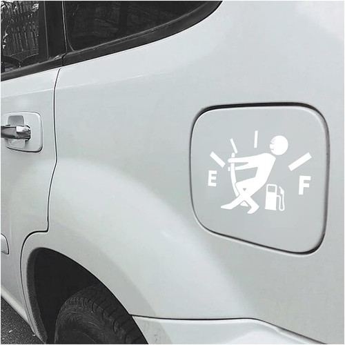 Funny car stickers high - high, gas