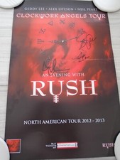 Rush -  Neil Peart Genuine Signed Authentic Autographs - UACC / AFTAL.