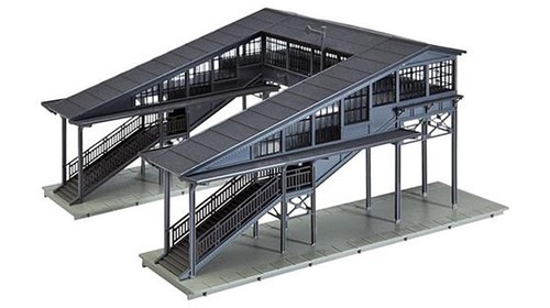 Faller station footbridge - station,