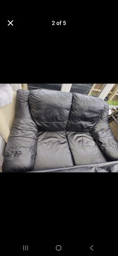 Seater leather sofas - 2,