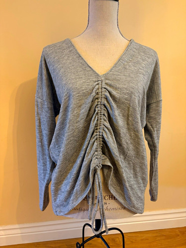 Zara grey knit neck - grey,