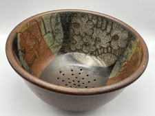 Crich Pottery Dianna Worthy Colander/Strainer 1975-2004.