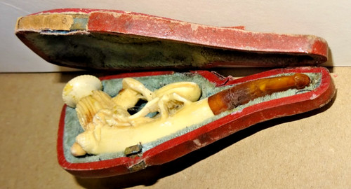 Carved beetle antique - carved,
