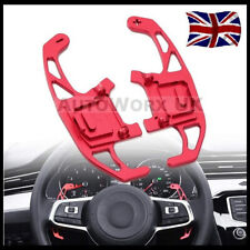 Red Paddle Shift Extensions Shifters VW Golf 7 MK7 MK7.5 VII GTI GTD GTE R TSI