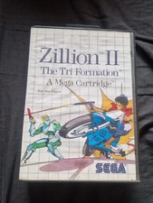 ZILLION II THE TRI FORMATION Sega Master System Game CASE ONLY