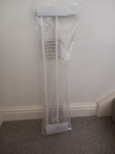 Safetots No Screw Stair Gate & Wide Walkthrough Baby Gate Extension White 13.5cm