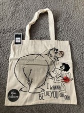 Disney Canvas Tote Bag New - Jungle Book