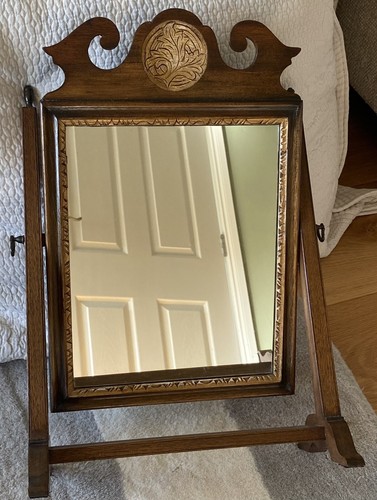 Antique georgian swing mirror - georgian,