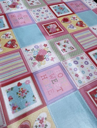 Oilcloth coated floral home - oilcloth,