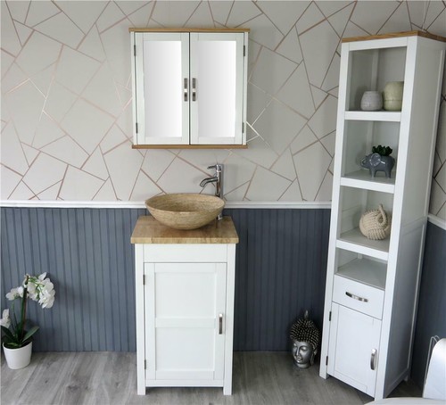 Cloakroom bathroom vanity unit - cloakroom,