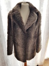 VINTAGE/RETRO FAUX FUR JACKET - SIZE 12