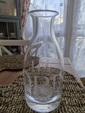 Emma Bridgewater Glass Carafe - BT - “ Drink Me”