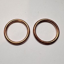 x2 Qty Copper Exhaust Gaskets