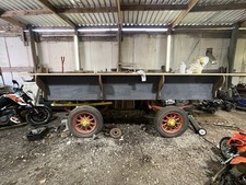 Dray Wooden Trailer/cart 12ft Long Shepherds Hut/ Gypsy Wagon