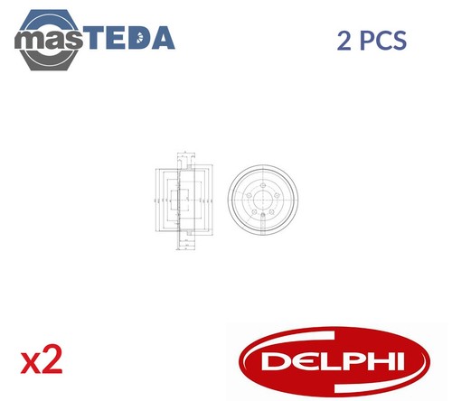 Bf463 brake drum pair set - brake, rear